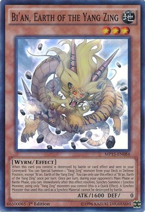 Bi'an, Earth of the Yang Zing (MP15-EN084) - 2015 Mega-Tins Mega Pack 1st Edition