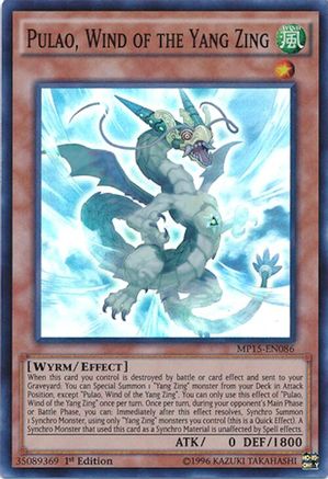 Pulao, Wind of the Yang Zing (MP15-EN086) - 2015 Mega-Tins Mega Pack 1st Edition