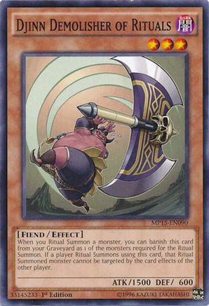 Djinn Demolisher of Rituals (MP15-EN090) - 2015 Mega-Tins Mega Pack 1st Edition