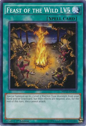 Feast of the Wild LV5 (MP15-EN100) - 2015 Mega-Tins Mega Pack 1st Edition