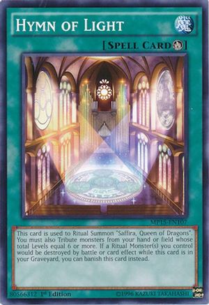 Hymn of Light (MP15-EN107) - 2015 Mega-Tins Mega Pack 1st Edition