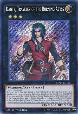 Dante, Traveler of the Burning Abyss (MP15-EN121) - 2015 Mega-Tins Mega Pack 1st Edition