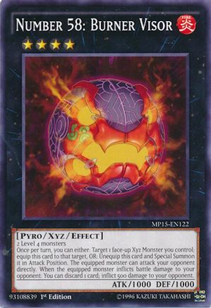 Number 58: Burner Visor (MP15-EN122) - 2015 Mega-Tins Mega Pack 1st Edition