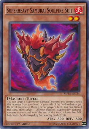 Superheavy Samurai Soulfire Suit (MP15-EN134) - 2015 Mega-Tins Mega Pack 1st Edition