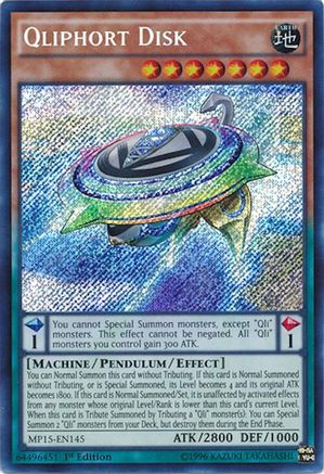 Qliphort Disk (MP15-EN145) - 2015 Mega-Tins Mega Pack 1st Edition