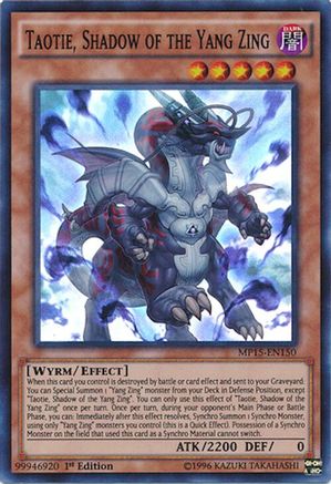 Taotie, Shadow of the Yang Zing (MP15-EN150) - 2015 Mega-Tins Mega Pack 1st Edition