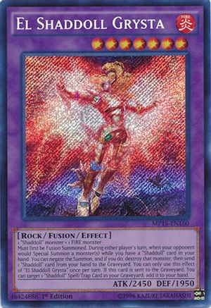 El Shaddoll Grysta (MP15-EN160) - 2015 Mega-Tins Mega Pack 1st Edition