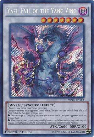 Yazi, Evil of the Yang Zing (MP15-EN163) - 2015 Mega-Tins Mega Pack 1st Edition
