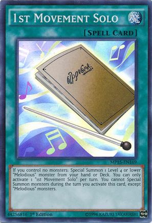 1st Movement Solo (MP15-EN169) - 2015 Mega-Tins Mega Pack 1st Edition