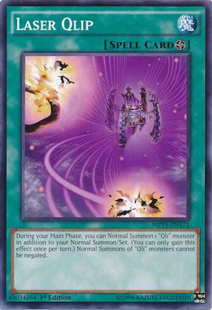 Laser Qlip (MP15-EN172) - 2015 Mega-Tins Mega Pack 1st Edition