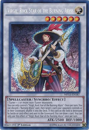 Virgil, Rock Star of the Burning Abyss (MP15-EN187) - 2015 Mega-Tins Mega Pack 1st Edition