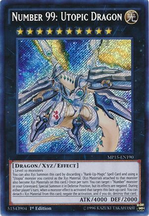 Number 99: Utopic Dragon (MP15-EN190) - 2015 Mega-Tins Mega Pack 1st Edition