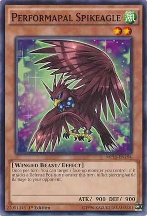 Performapal Spikeagle (MP15-EN194) - 2015 Mega-Tins Mega Pack 1st Edition