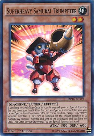 Superheavy Samurai Trumpeter (MP15-EN198) - 2015 Mega-Tins Mega Pack 1st Edition