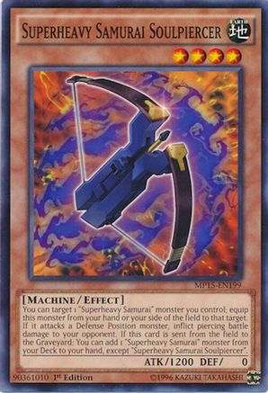Superheavy Samurai Soulpiercer (MP15-EN199) - 2015 Mega-Tins Mega Pack 1st Edition