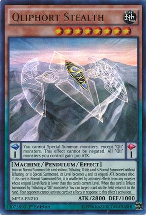 Qliphort Stealth (MP15-EN210) - 2015 Mega-Tins Mega Pack 1st Edition