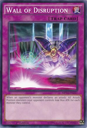 Wall of Disruption (MP15-EN237) - 2015 Mega-Tins Mega Pack 1st Edition