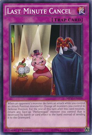 Last Minute Cancel (MP15-EN238) - 2015 Mega-Tins Mega Pack 1st Edition