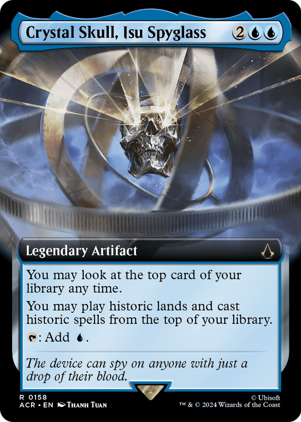 Crystal Skull, Isu Spyglass (Extended Art) (ACR-158) - Assassin's Creed: (Extended Art) Foil
