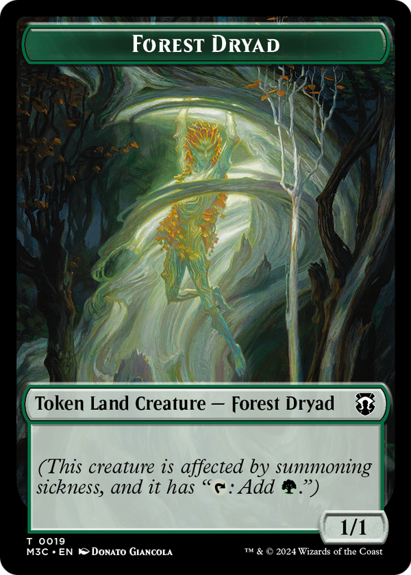 Forest Dryad (TM3C-019) - Modern Horizons 3 Commander Tokens