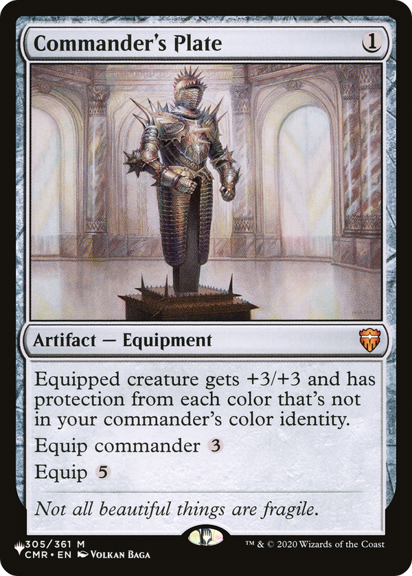 Commander's Plate (LIST-CMR-305) - The List
