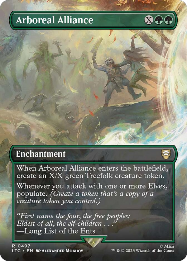 Arboreal Alliance (Borderless) (LTC-497) - Tales of Middle-earth Commander