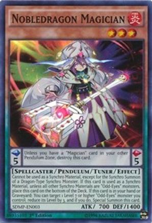Nobledragon Magician (SDMP-EN003) - Structure Deck: Master of Pendulum 1st Edition