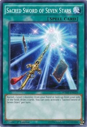 Sacred Sword of Seven Stars (SDMP-EN029) - Structure Deck: Master of Pendulum 1st Edition