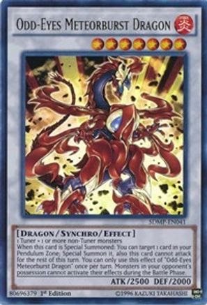 Odd-Eyes Meteorburst Dragon (SDMP-EN041) - Structure Deck: Master of Pendulum 1st Edition