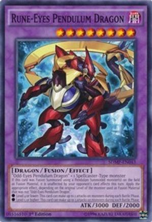Rune-Eyes Pendulum Dragon (SDMP-EN043) - Structure Deck: Master of Pendulum 1st Edition