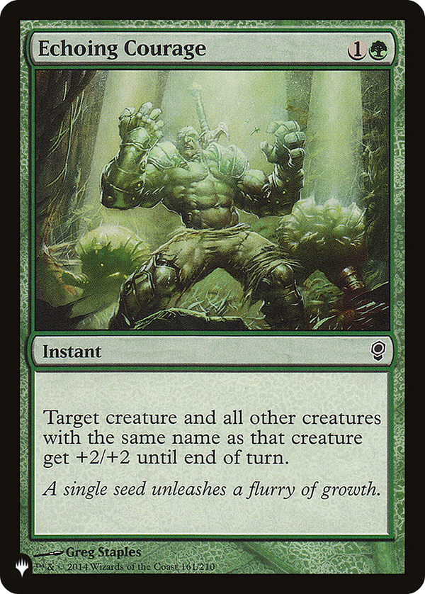 Echoing Courage (LIST-CNS-161) - The List