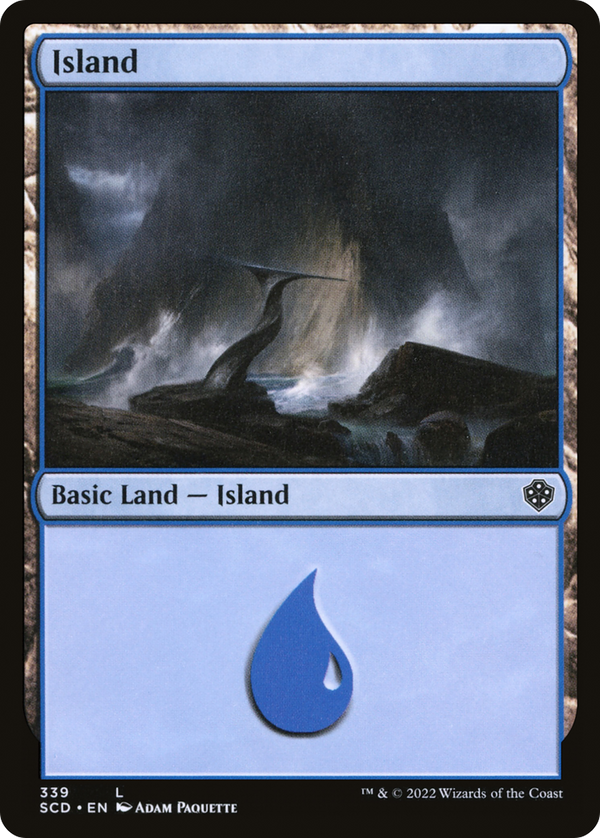 Island (339) (SCD-339) - Starter Commander Decks