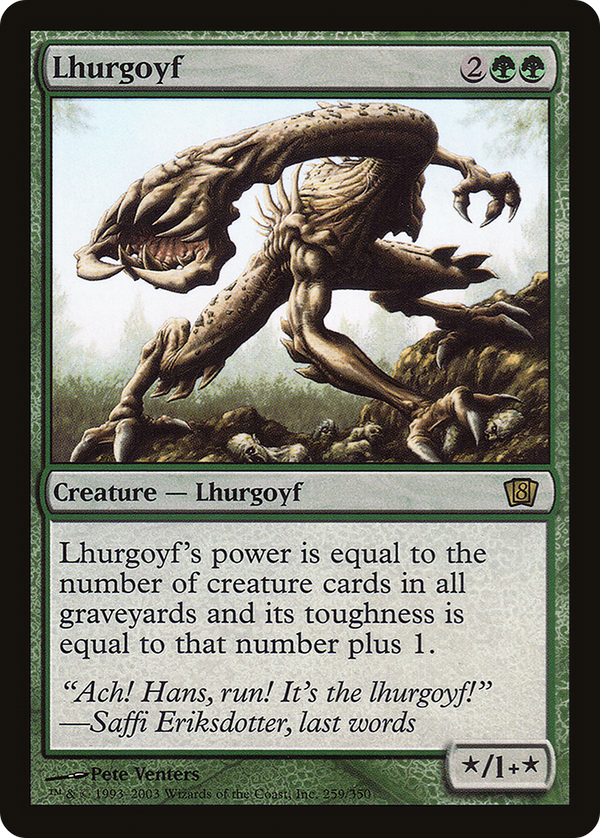 Lhurgoyf (8ED-259) - 8th Edition Foil