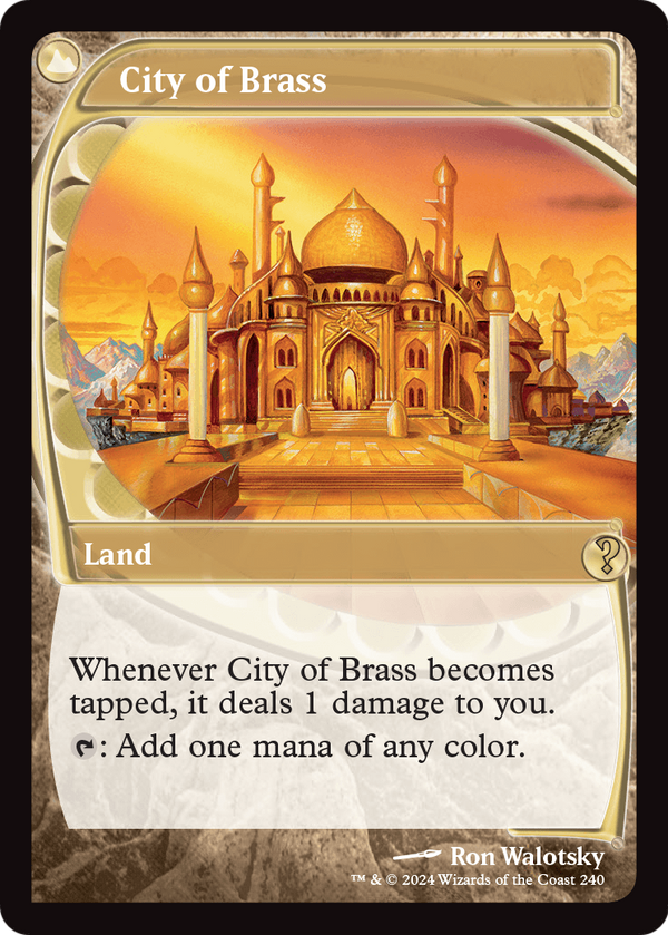 City of Brass (Future Sight) (MB2-240) - Mystery Booster 2 Foil