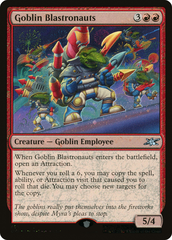 Goblin Blastronauts (Galaxy Foil) (UNF-395) - Unfinity Foil