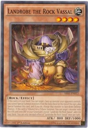 Landrobe the Rock Vassal (SR01-EN012) - Structure Deck: Emperor of Darkness Unlimited