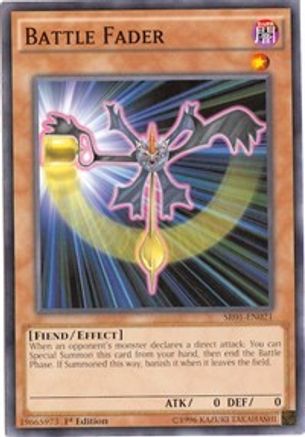 Battle Fader (SR01-EN021) - Structure Deck: Emperor of Darkness 1st Edition