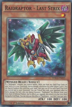 Raidraptor - Last Strix (WIRA-EN015) - Wing Raiders 1st Edition