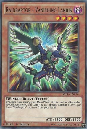 Raidraptor - Vanishing Lanius (WIRA-EN016) - Wing Raiders 1st Edition