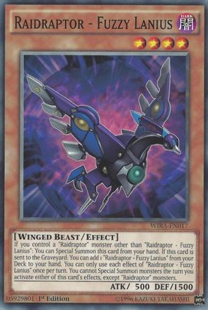 Raidraptor - Fuzzy Lanius (WIRA-EN017) - Wing Raiders 1st Edition