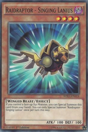 Raidraptor - Singing Lanius (WIRA-EN018) - Wing Raiders 1st Edition