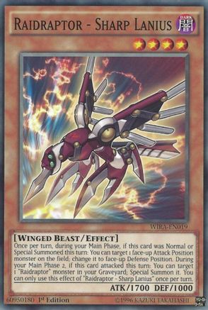 Raidraptor - Sharp Lanius (WIRA-EN019) - Wing Raiders 1st Edition