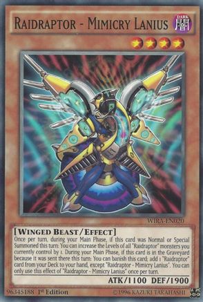 Raidraptor - Mimicry Lanius (WIRA-EN020) - Wing Raiders 1st Edition