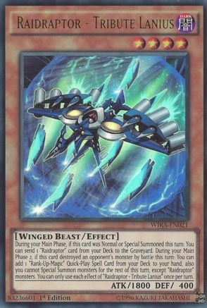 Raidraptor - Tribute Lanius (WIRA-EN021) - Wing Raiders 1st Edition
