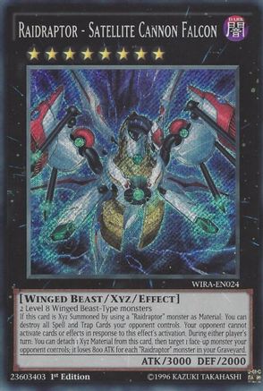 Raidraptor - Satellite Cannon Falcon (WIRA-EN024) - Wing Raiders 1st Edition