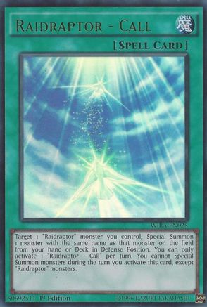 Raidraptor - Call (WIRA-EN025) - Wing Raiders 1st Edition