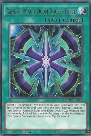 Rank-Up-Magic Doom Double Force (WIRA-EN027) - Wing Raiders 1st Edition