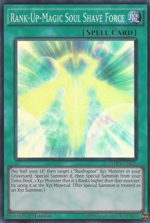 Rank-Up-Magic Soul Shave Force (WIRA-EN028) - Wing Raiders 1st Edition