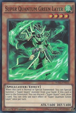 Super Quantum Green Layer (WIRA-EN031) - Wing Raiders 1st Edition