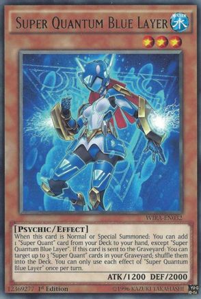 Super Quantum Blue Layer (WIRA-EN032) - Wing Raiders 1st Edition